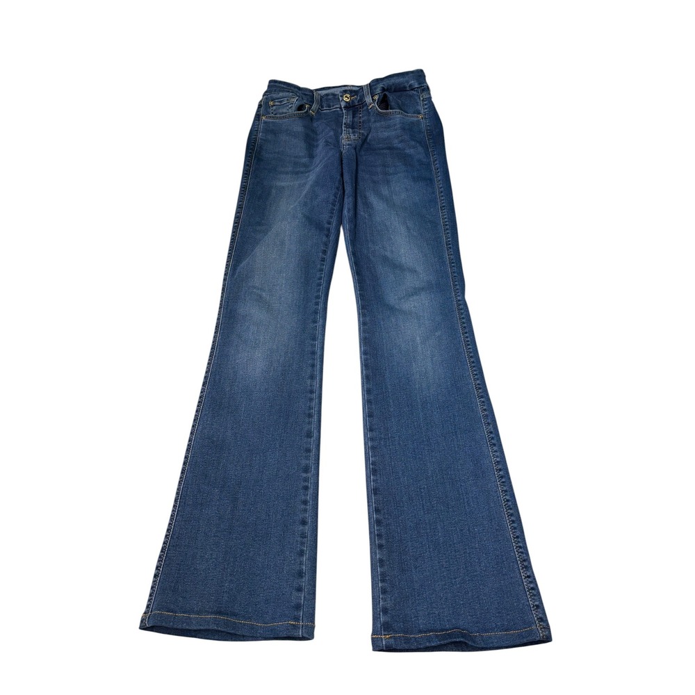 7 For All Mankind Kimmie Bootcut Jeans Dutchess DWA Blue Womens Size 27X32